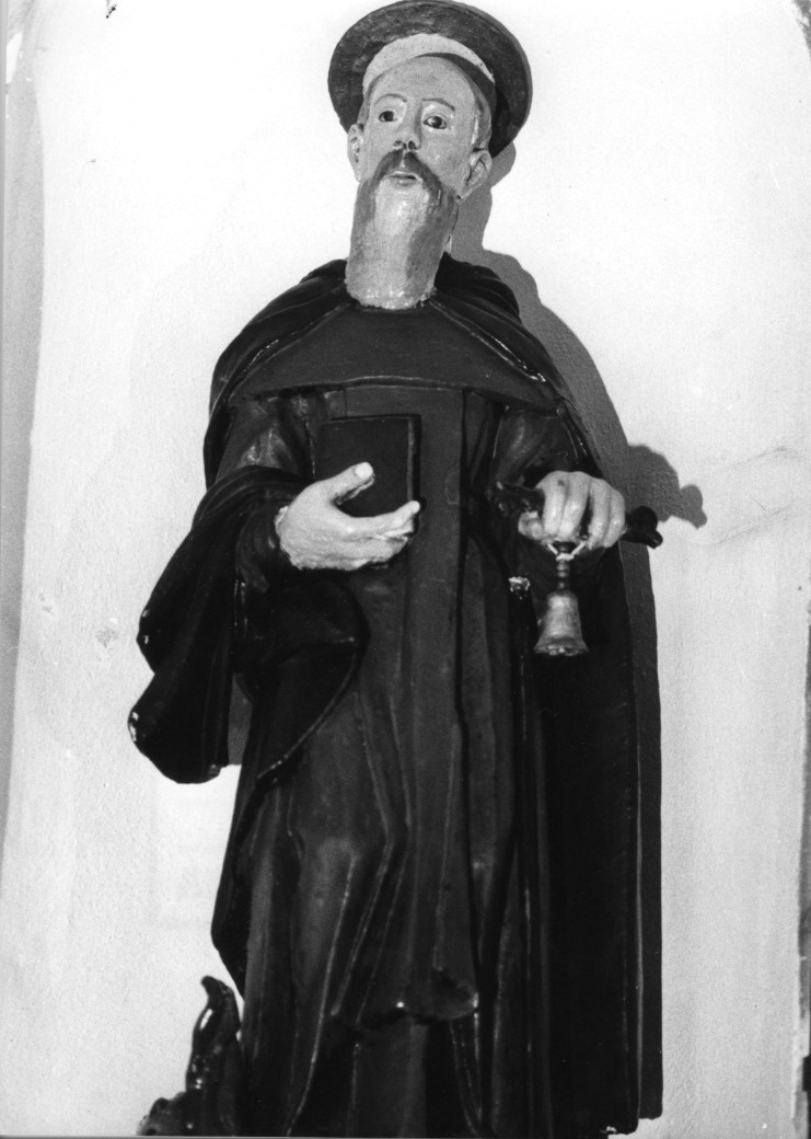 Sant'Antonio Abate (scultura) - bottega sarda (prima metà sec. XIX)