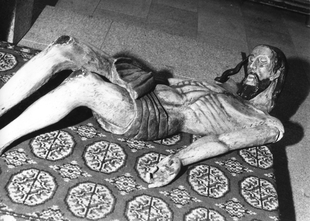Cristo crocifisso (scultura) - bottega sarda (sec. XVI)