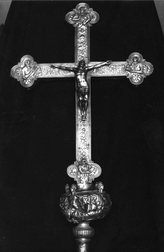 croce processionale - ambito iberico (metà sec. XVI)
