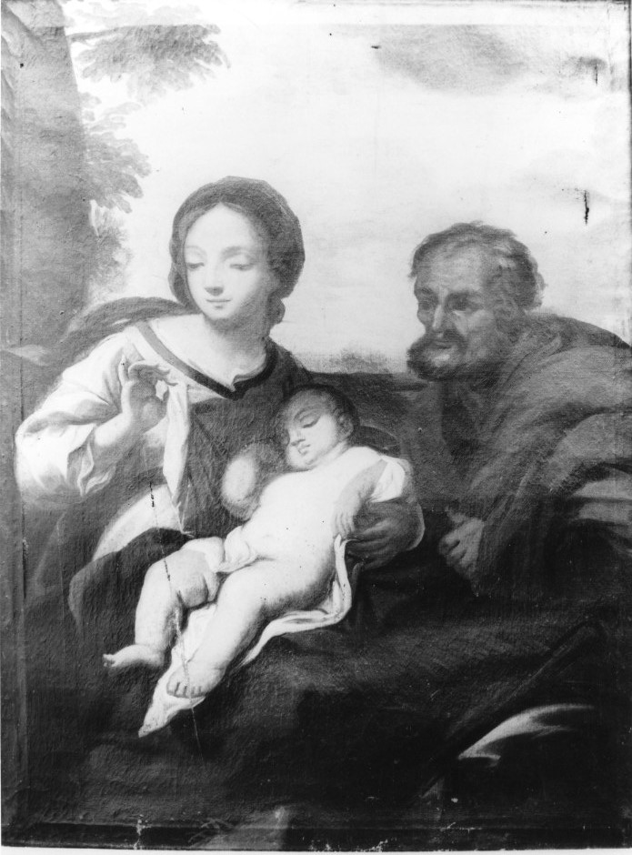 Sacra Famiglia (dipinto) - ambito emiliano (prima metà sec. XVII)