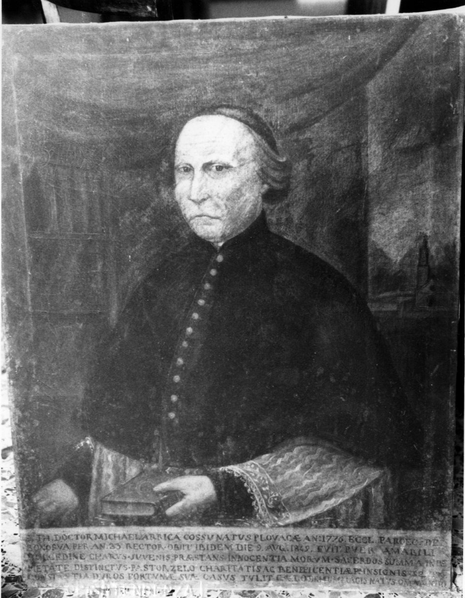 ritratto di Michele Arrica Cossu (dipinto) di Sizia F (attribuito) (metà sec. XIX)