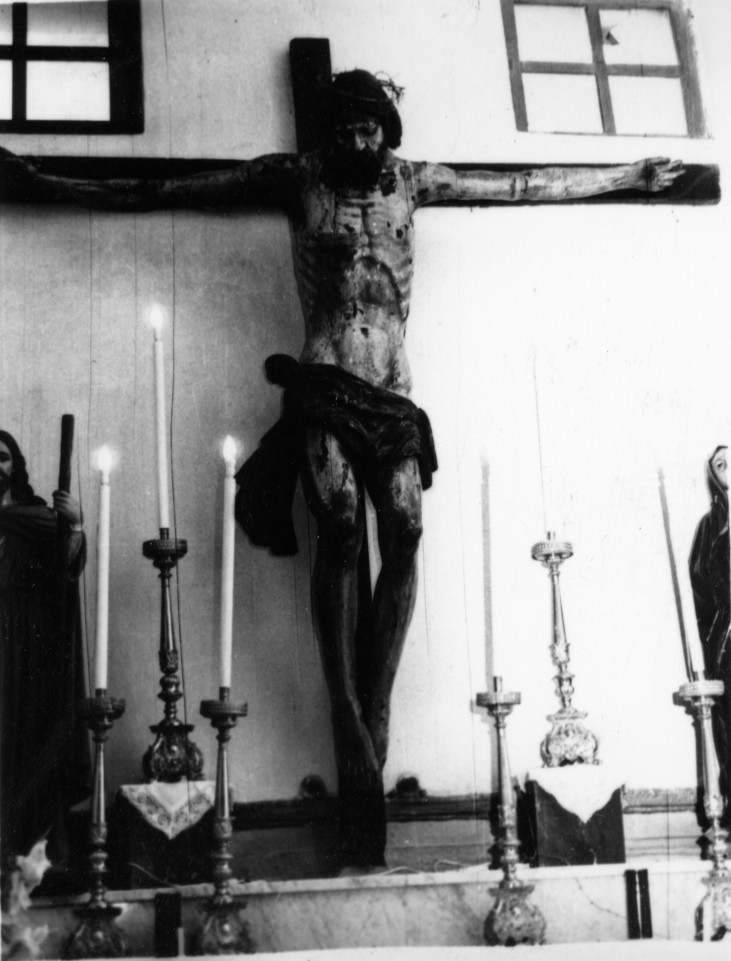 Cristo crocifisso (scultura) - ambito spagnolo (fine sec. XVII)