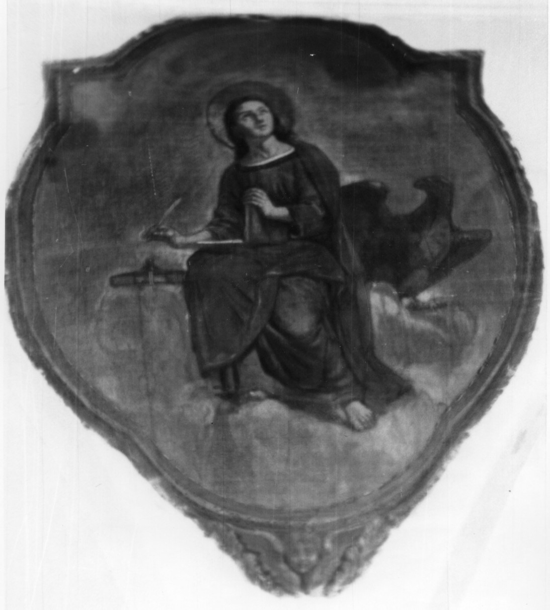 San Giovanni Evangelista (dipinto) di Scherer Emilio (attribuito) (sec. XIX)