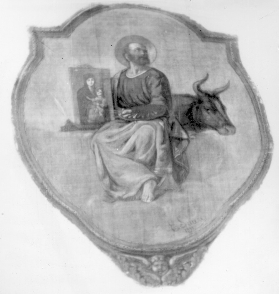 San Luca Evangelista (dipinto) di Scherer Emilio (sec. XIX)