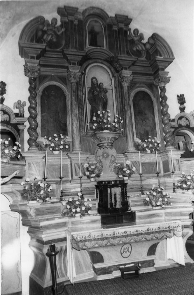 altare maggiore - bottega italiana (fine/ inizio secc. XVIII/ XIX)
