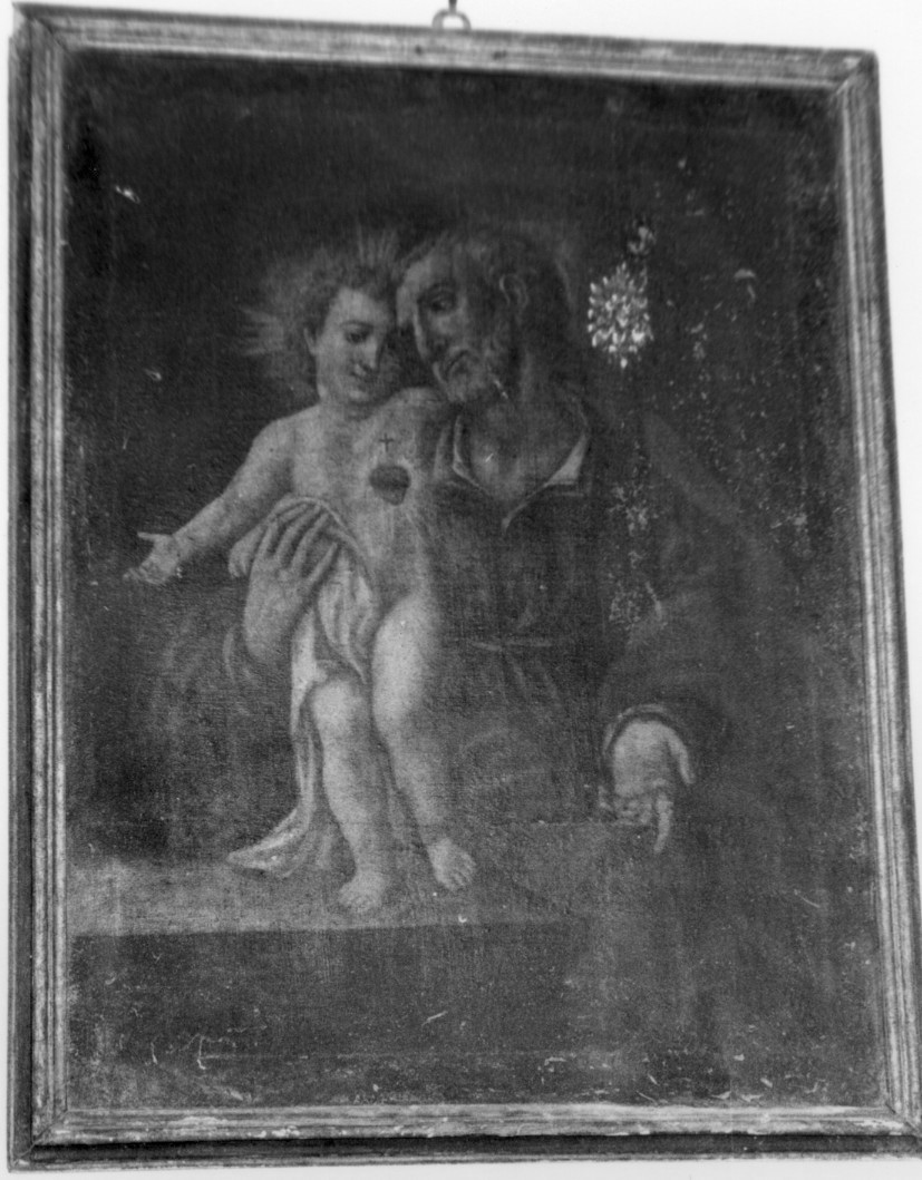 San Giuseppe e Gesù Bambino (dipinto) - ambito sardo (sec. XVIII)