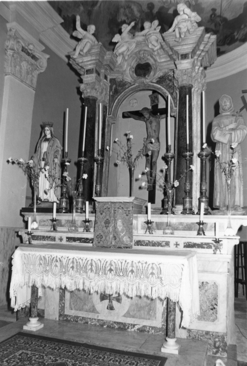 altare maggiore - bottega italiana (fine/ inizio secc. XVIII/ XIX)