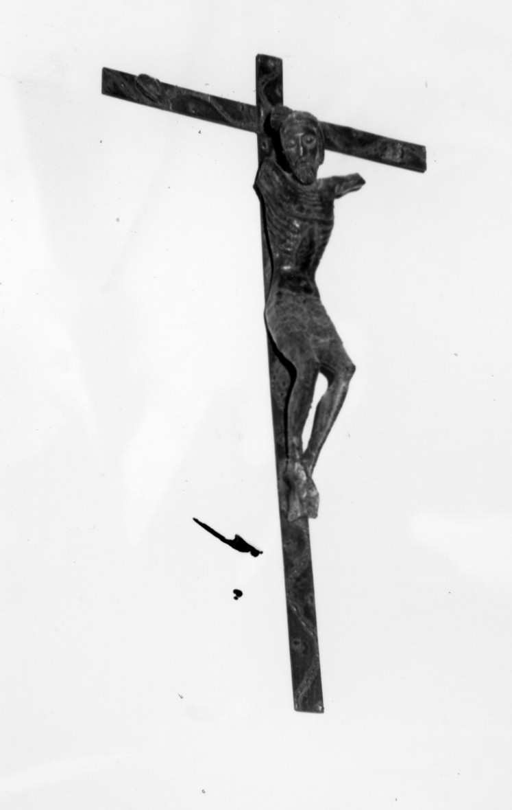 Cristo crocifisso (scultura) - bottega sarda (fine/ inizio secc. XV/ XVI)