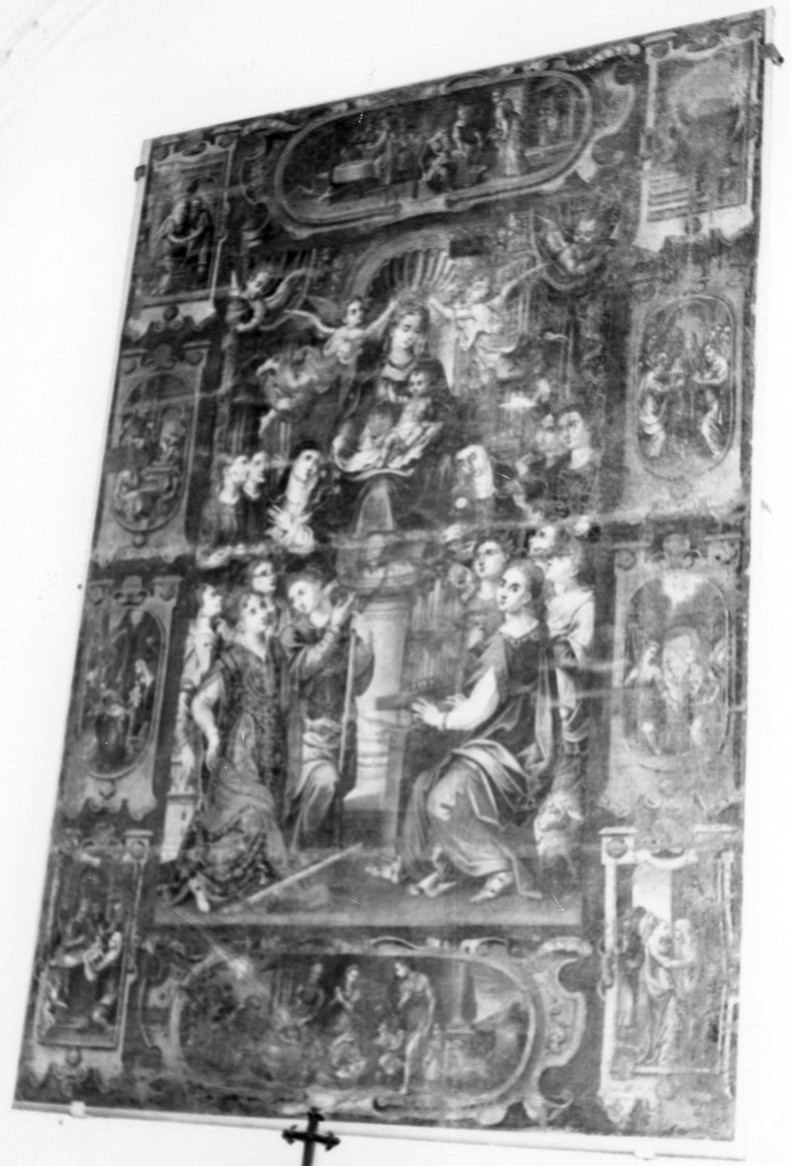 Madonna di Ognissanti, Madonna con Bambino e Santi (dipinto) di Gorini Baccio (sec. XVII)