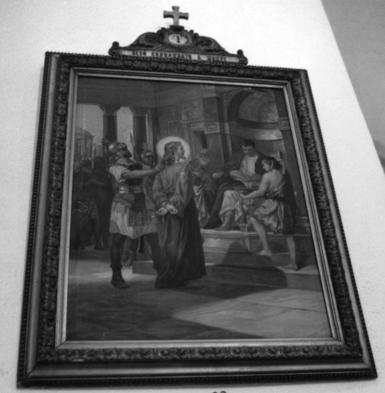 stazione I: Gesù condannato a morte (Via Crucis) - bottega italiana (prima metà sec. XX)