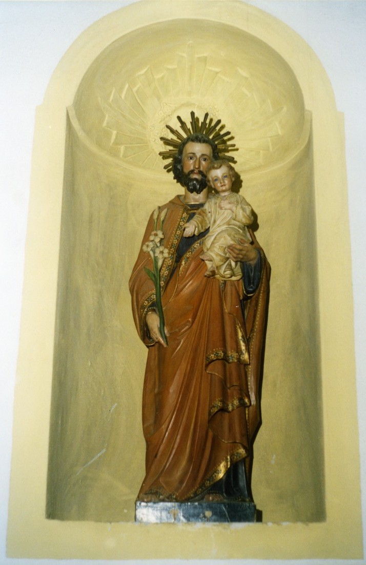 San Giuseppe e Gesù Bambino (statua) - ambito italiano (sec. XX)
