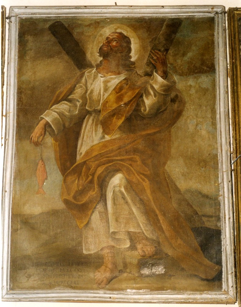 Sant'Andrea apostolo (dipinto) di Ruffino Gerolamo (sec. XVIII)