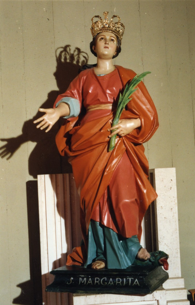 Santa Margherita d'Antiochia (scultura) - bottega napoletana (sec. XIX)