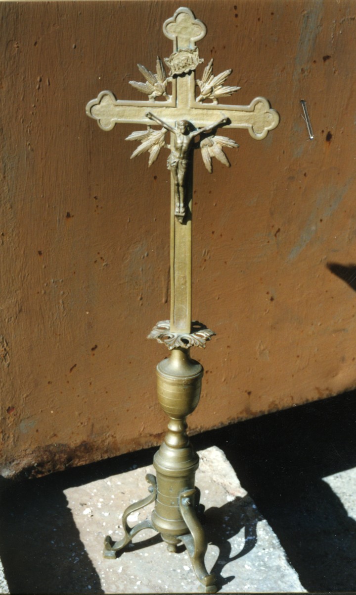 croce d'altare - produzione italiana (secc. XIX/ XX)
