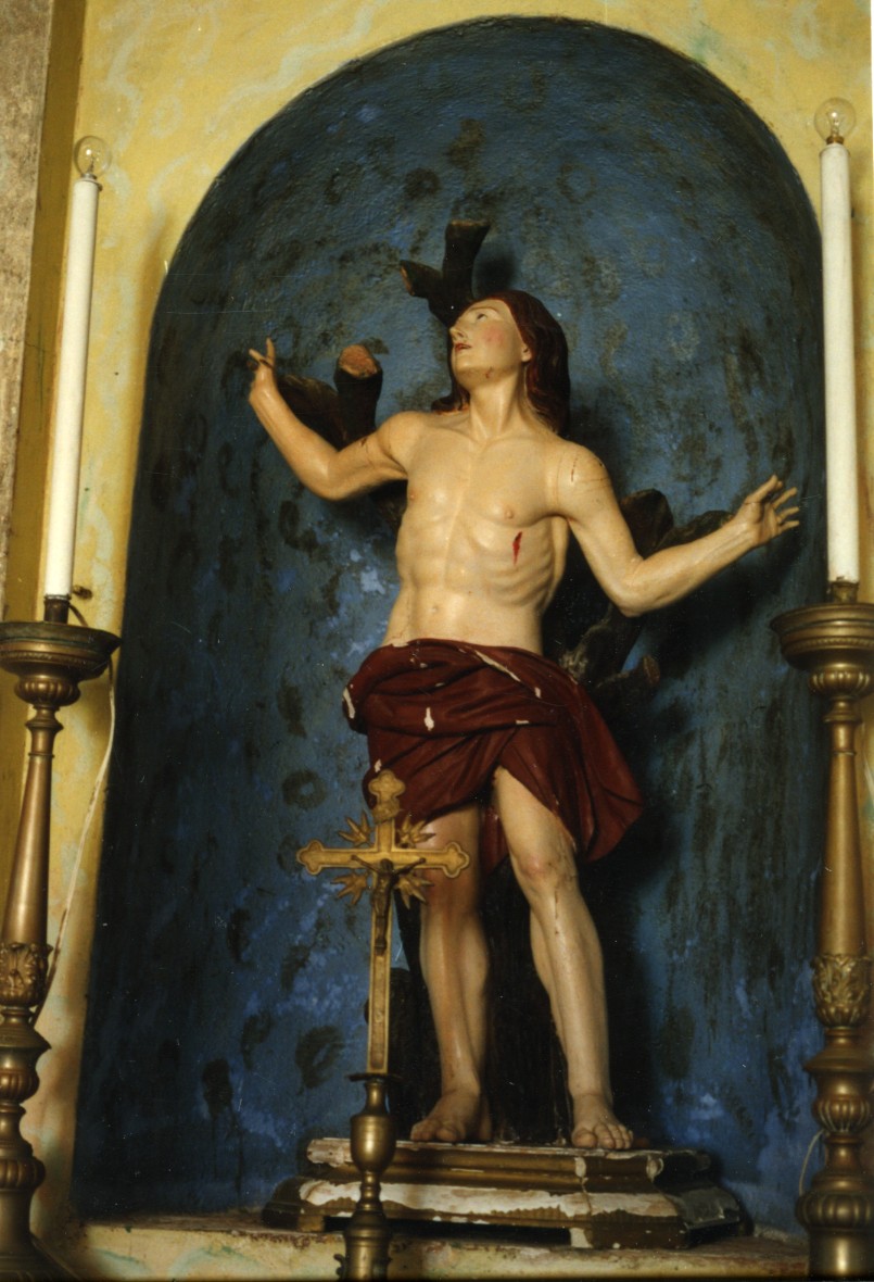 San Sebastiano (statua) - bottega napoletana (secc. XVIII/ XIX)