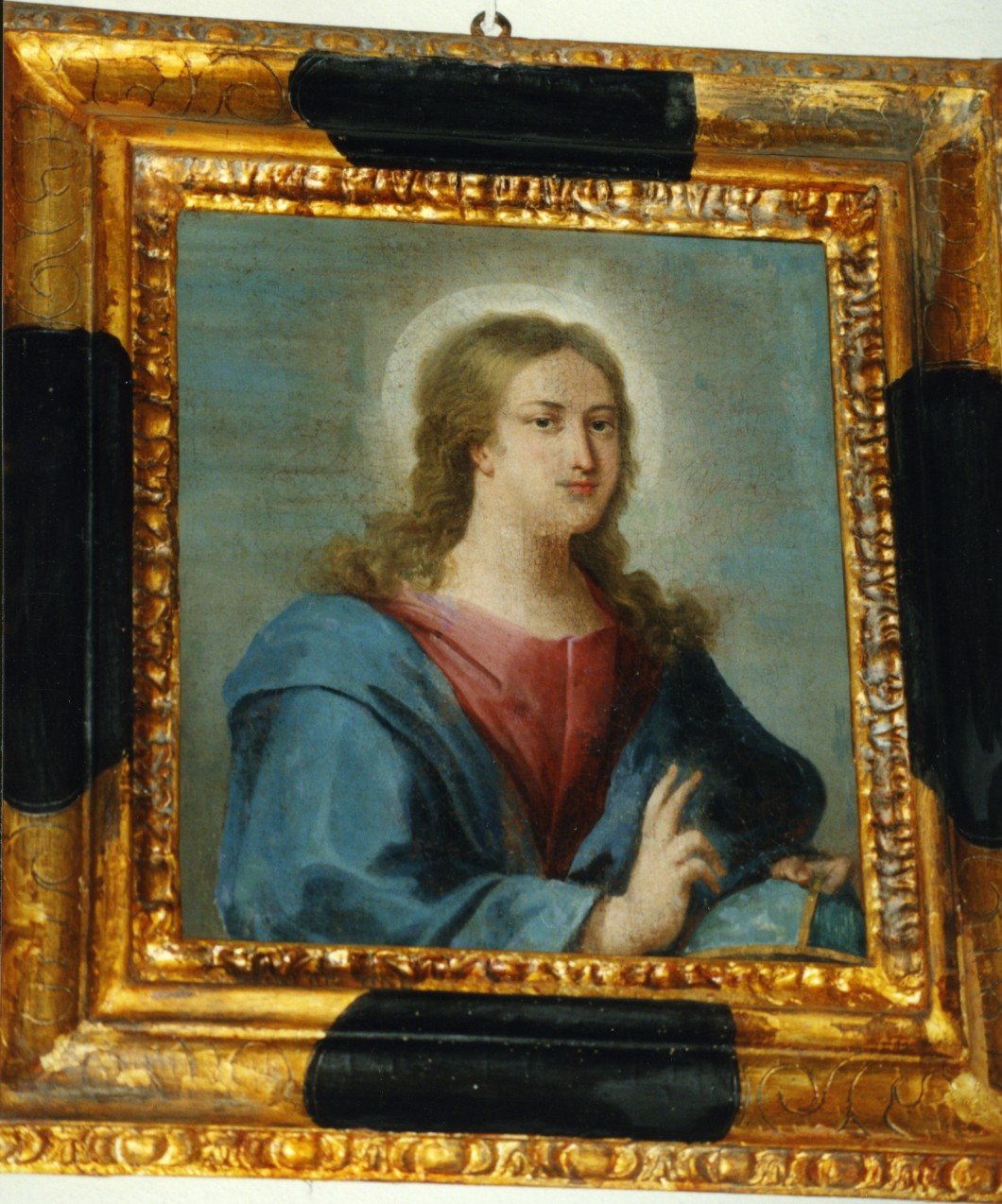 Gesù giovane (dipinto) - bottega sarda (secc. XVIII/ XIX)
