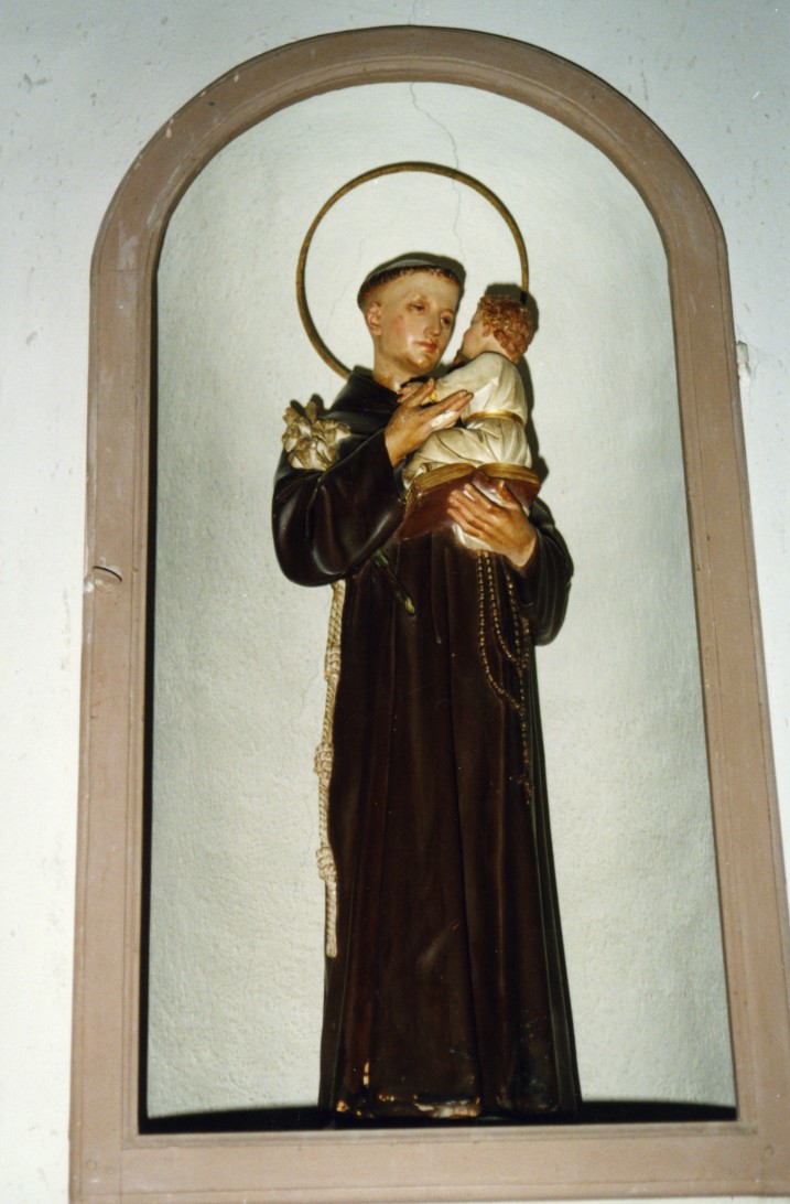Sant'Antonio da Padova con Gesù Bambino (statua) - bottega italiana (sec. XX)