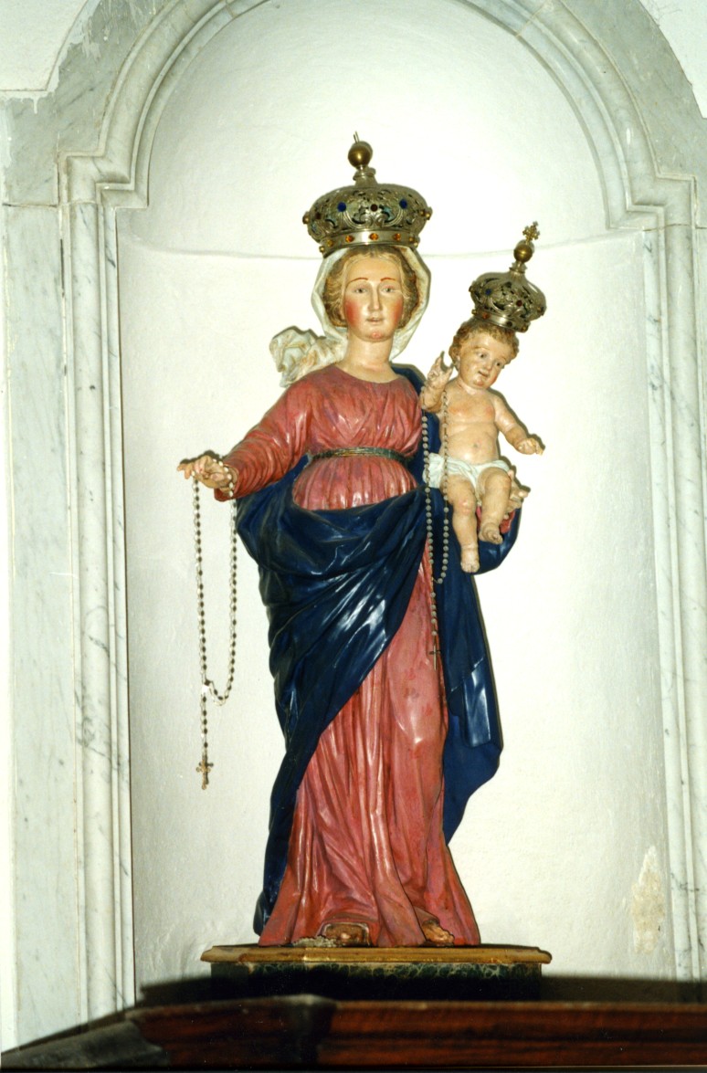 Madonna del Rosario (statua) - bottega italiana (sec. XIX)
