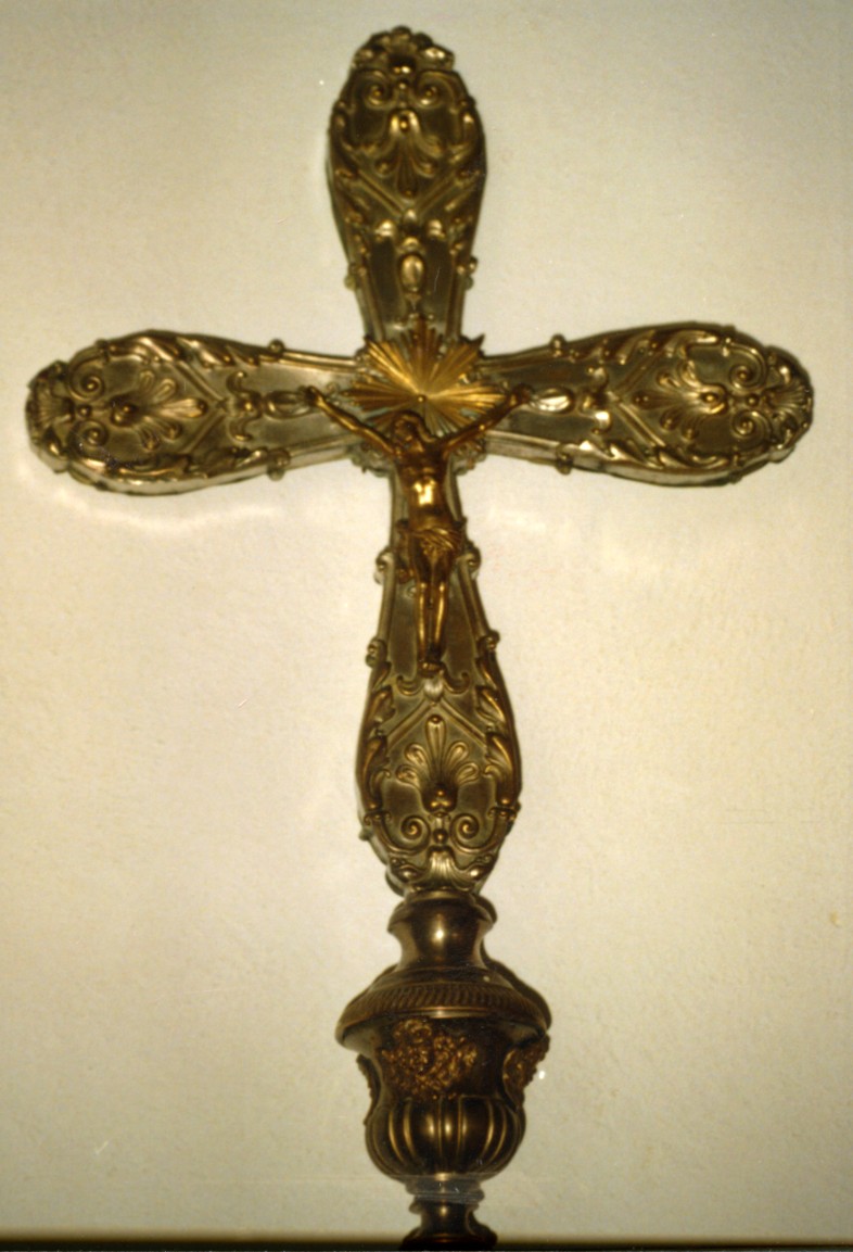 croce processionale - bottega sarda (sec. XIX)