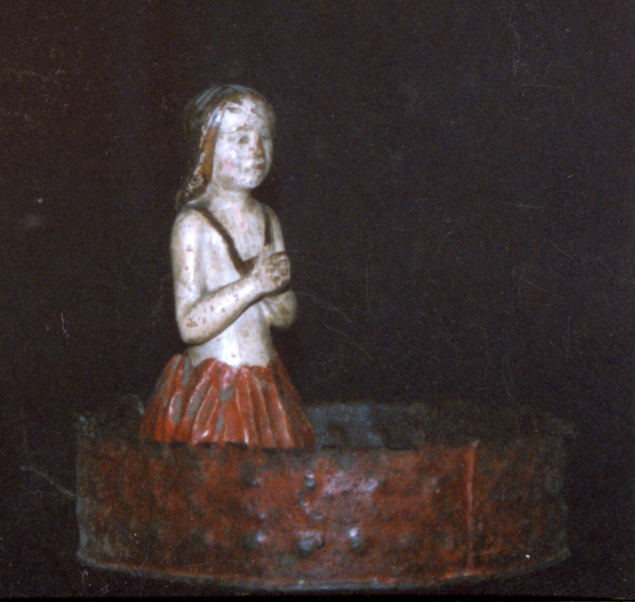 anima del Purgatorio (statuetta) - bottega sarda (sec. XVII)