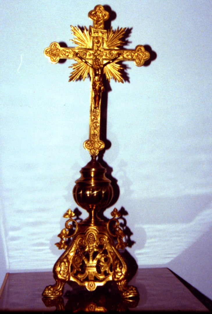 croce d'altare - bottega italiana (inizio sec. XX)