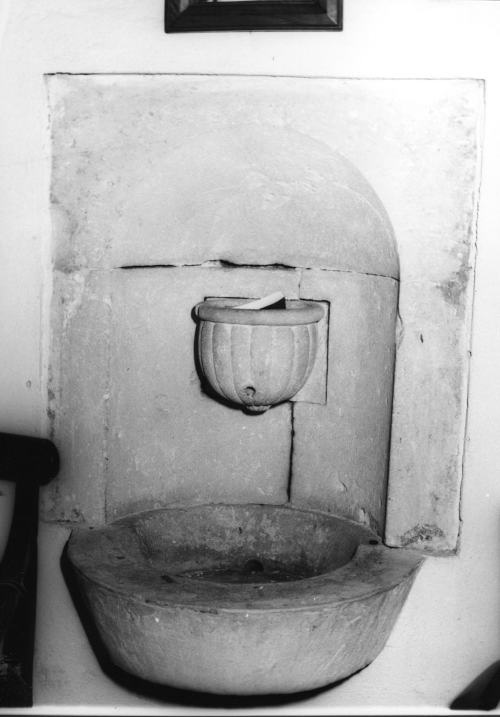 lavabo - bottega sarda (inizio sec. XVII)