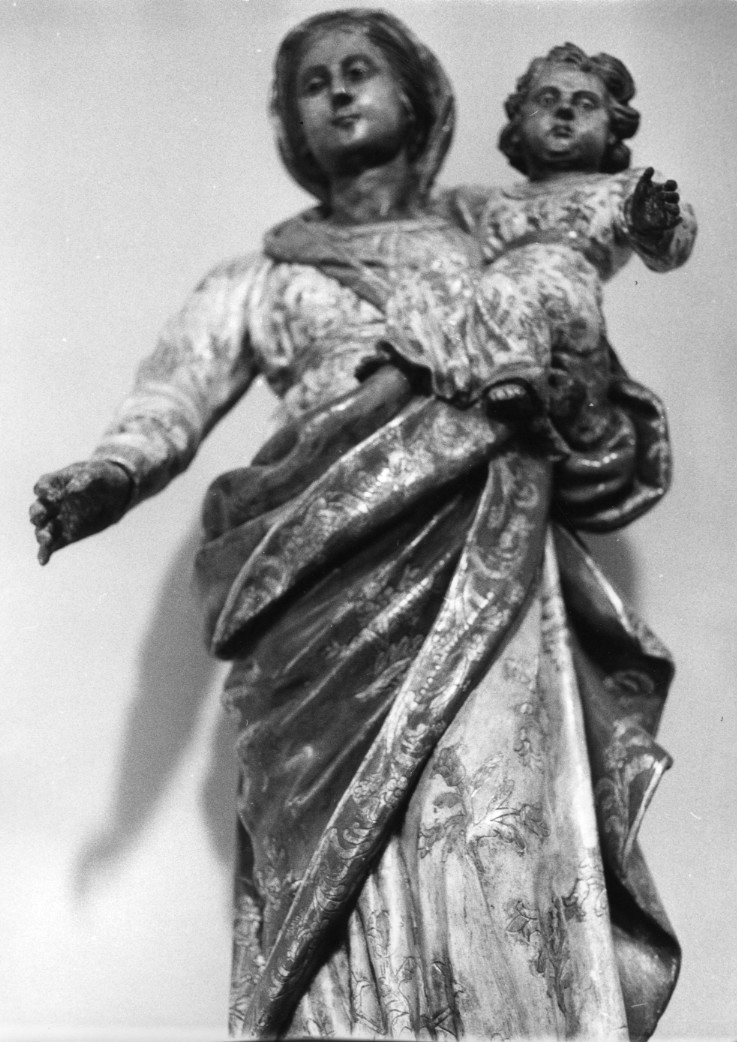 Madonna con Bambino (scultura) - bottega napoletana (sec. XVIII)