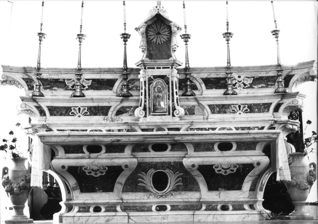 altare maggiore di Puzzu Pinna Pietro P (sec. XIX)