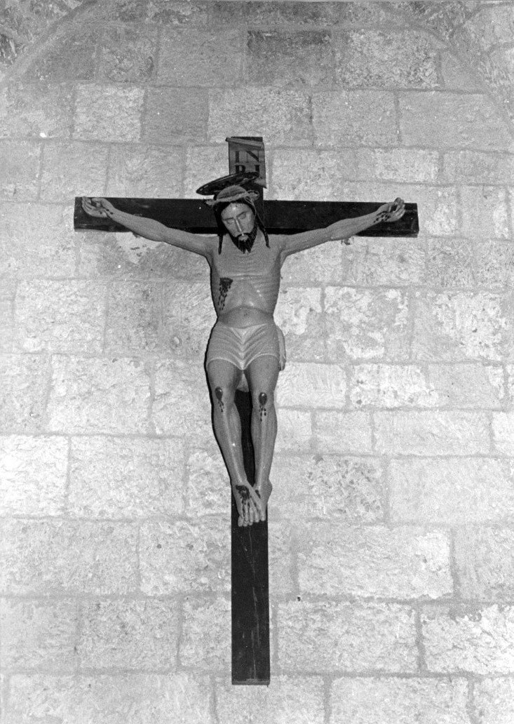 Cristo crocifisso (scultura) - ambito catalano (fine/ inizio secc. XV/ XVI)