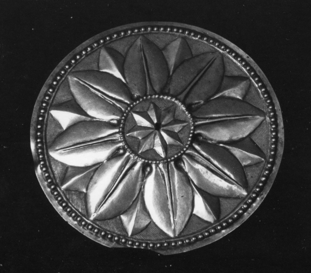 aureola di immagine sacra - bottega sarda (sec. XIX)