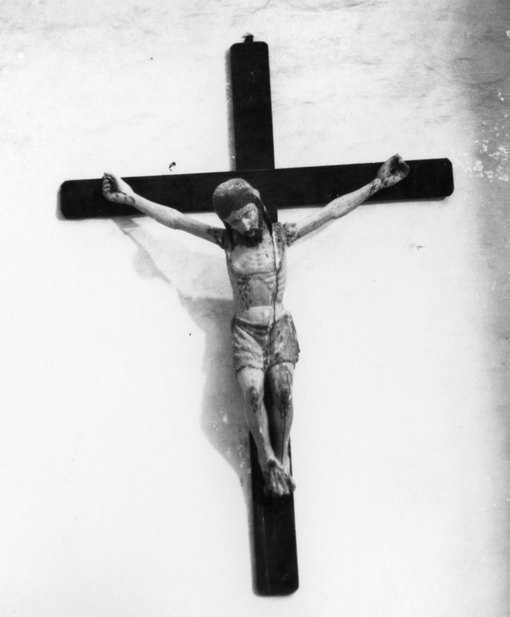 Cristo crocifisso (scultura) - bottega sarda (fine sec. XVI)