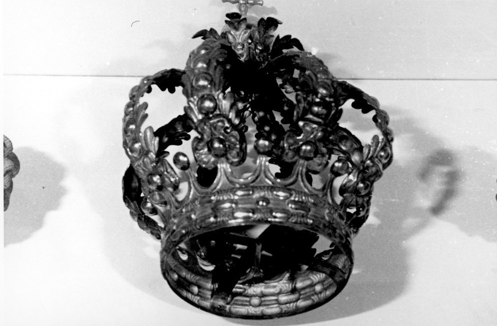 corona da statua - bottega sarda (seconda metà sec. XVIII)