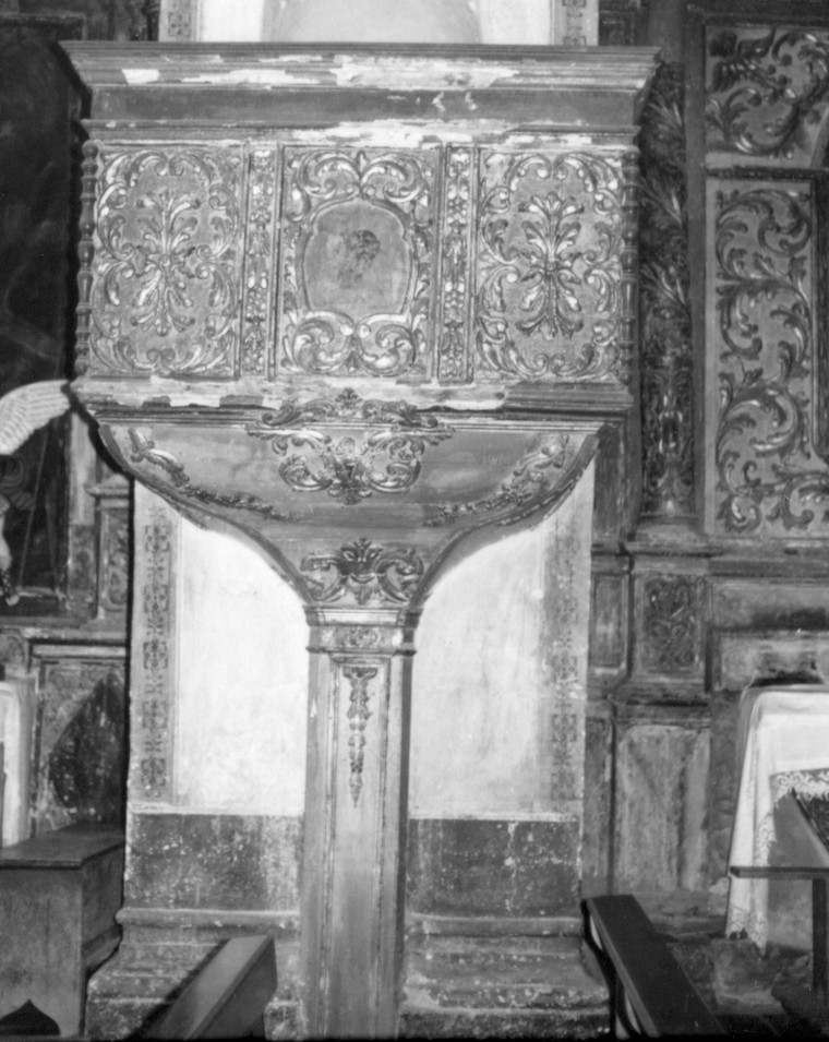 pulpito di Sanna Francesco (sec. XVIII)