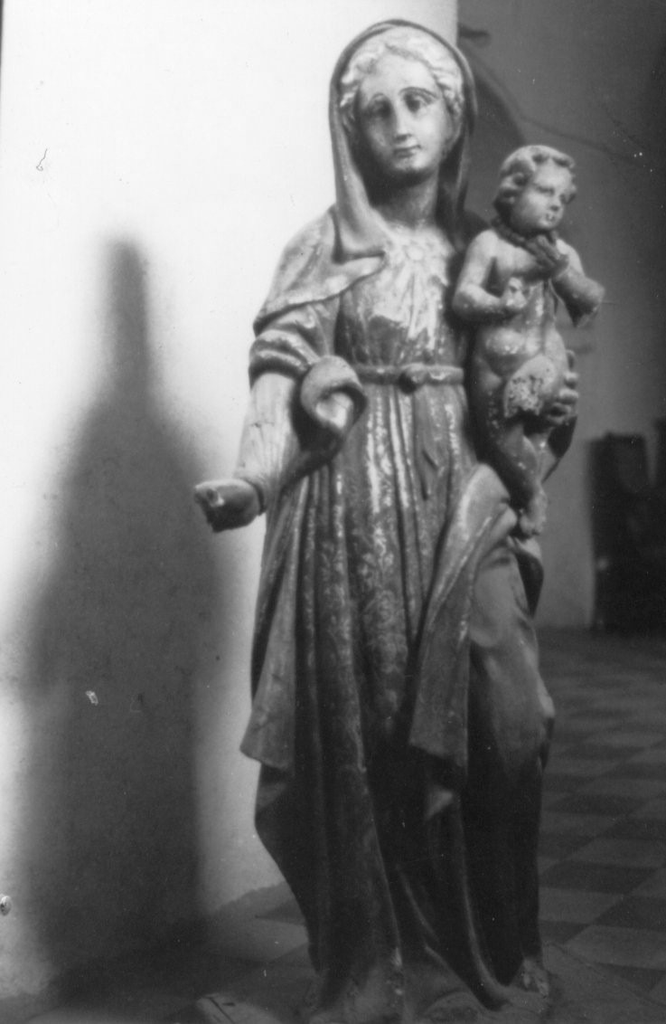 Madonna con Bambino (scultura) - bottega napoletana (sec. XVII)