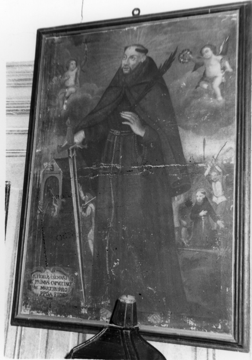 San Fedele da Sigmaringa (dipinto) - ambito sardo (sec. XVIII, sec. XVIII)