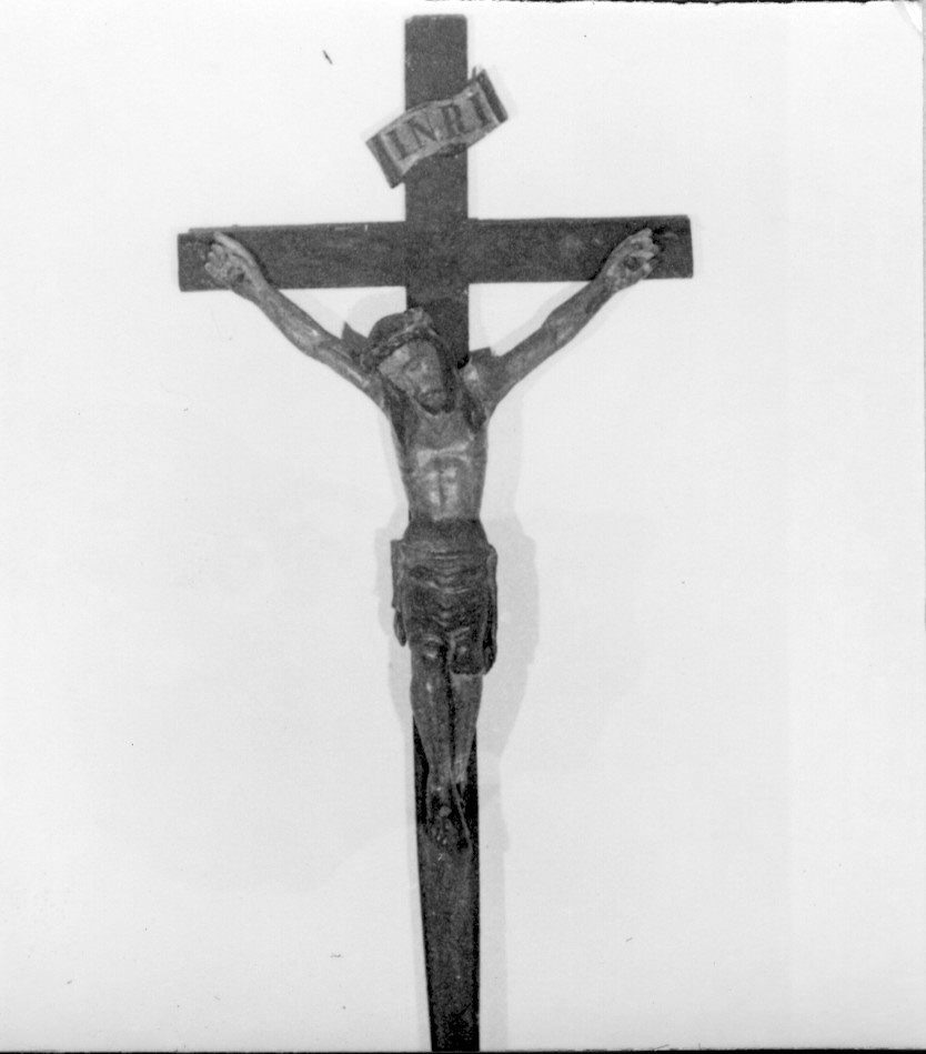 Cristo crocifisso (statua) - bottega sarda (secc. XV/ XVI)