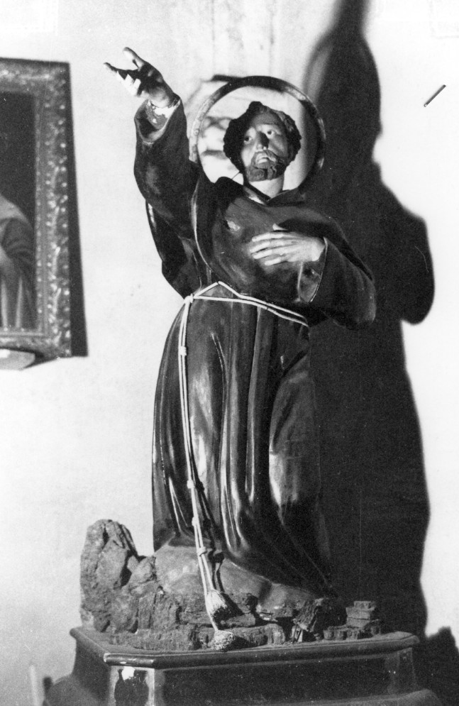 San Francesco d'Assisi (scultura) - bottega sarda (inizio sec. XIX)