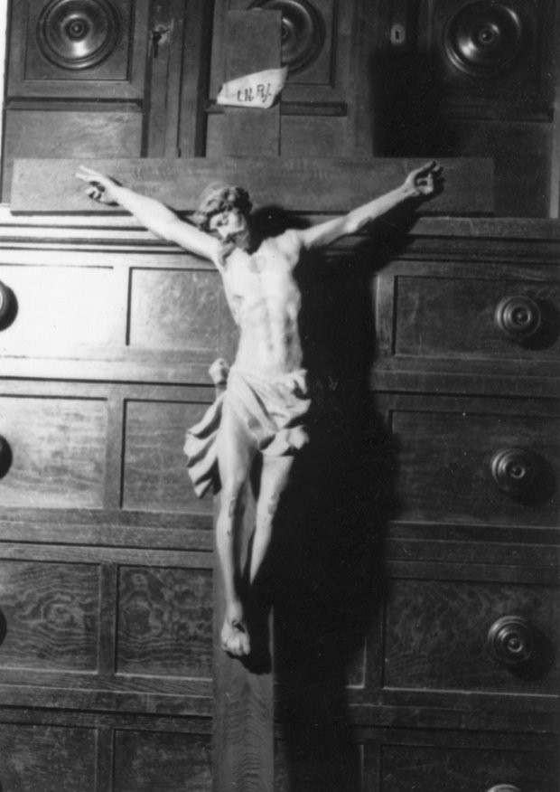 Cristo crocifisso (scultura) - ambito sardo (fine/ inizio secc. XVIII/ XIX)