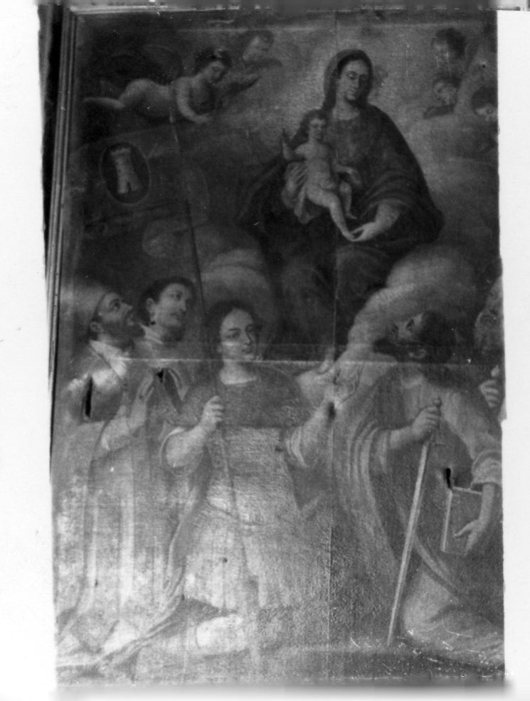Madonna con Bambino e Santi (dipinto) - ambito napoletano (prima metà sec. XVIII)