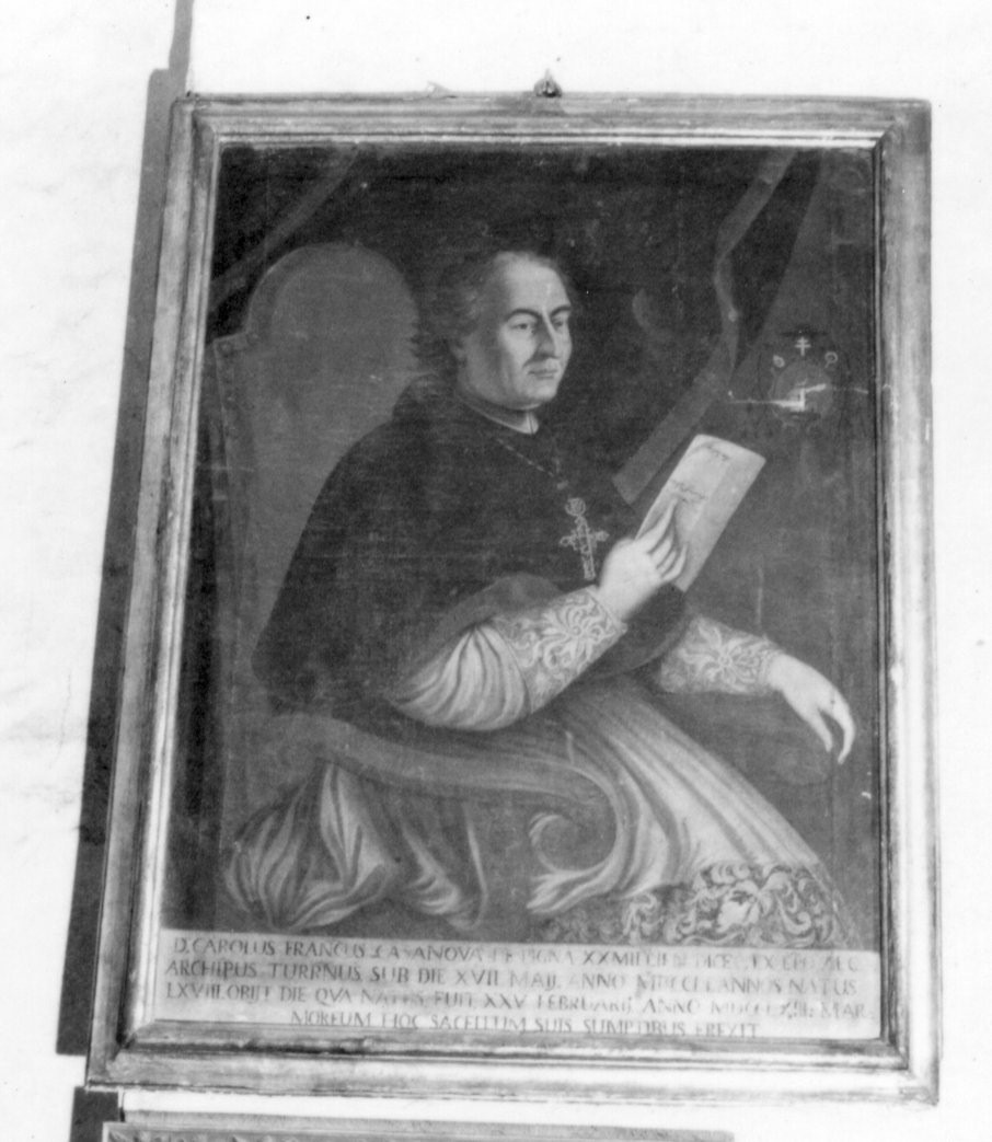 ritratto del vescovo Carlo Francesco Casanova (dipinto) di Ruffino Gerolamo (sec. XVIII)
