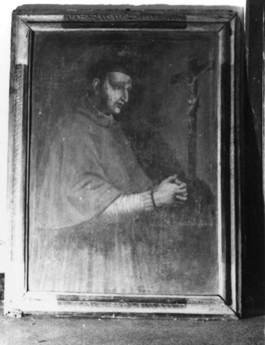 San Carlo Borromeo (dipinto) - ambito sardo (fine/ inizio secc. XVII/ XVIII)