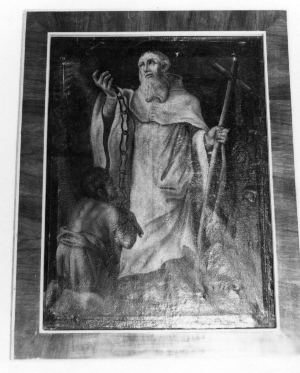 San Leonardo (dipinto) di Pinna Diego (attribuito) (prima metà sec. XVII)