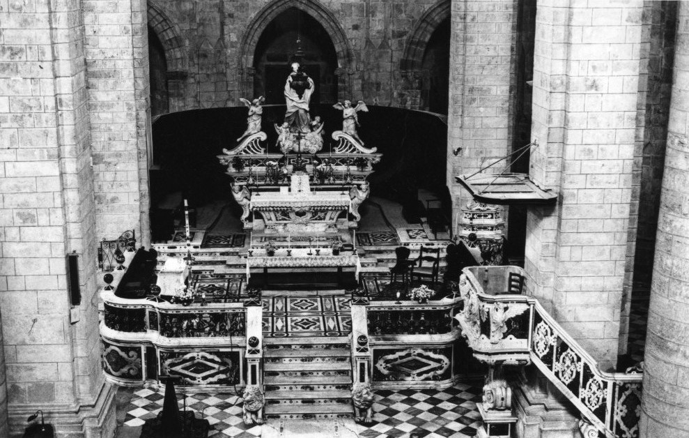 altare maggiore di Mazzetti Giuseppe (sec. XVIII)