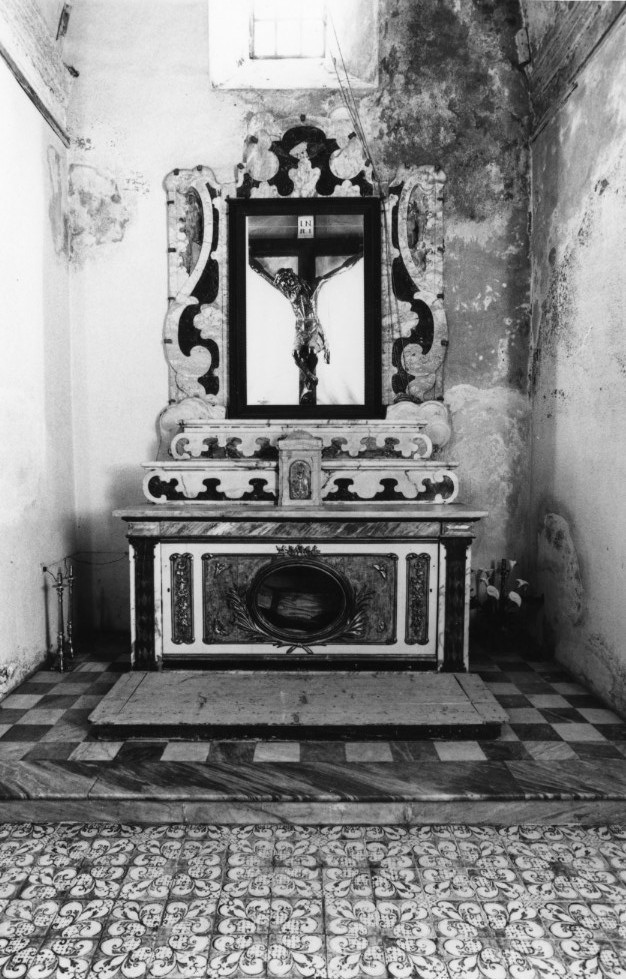 altare - ambito sardo (fine/ inizio secc. XVIII/ XIX)