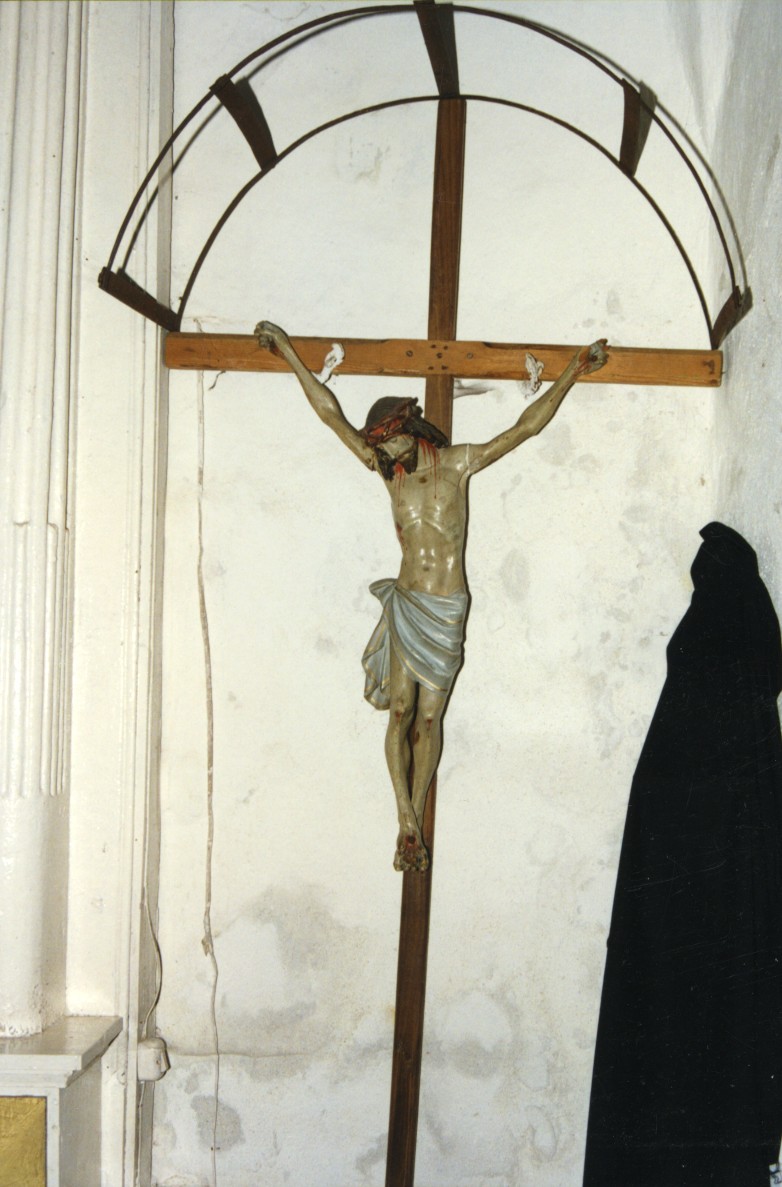 Cristo crocifisso (statua processionale) - bottega sarda (secc. XVIII/ XIX)