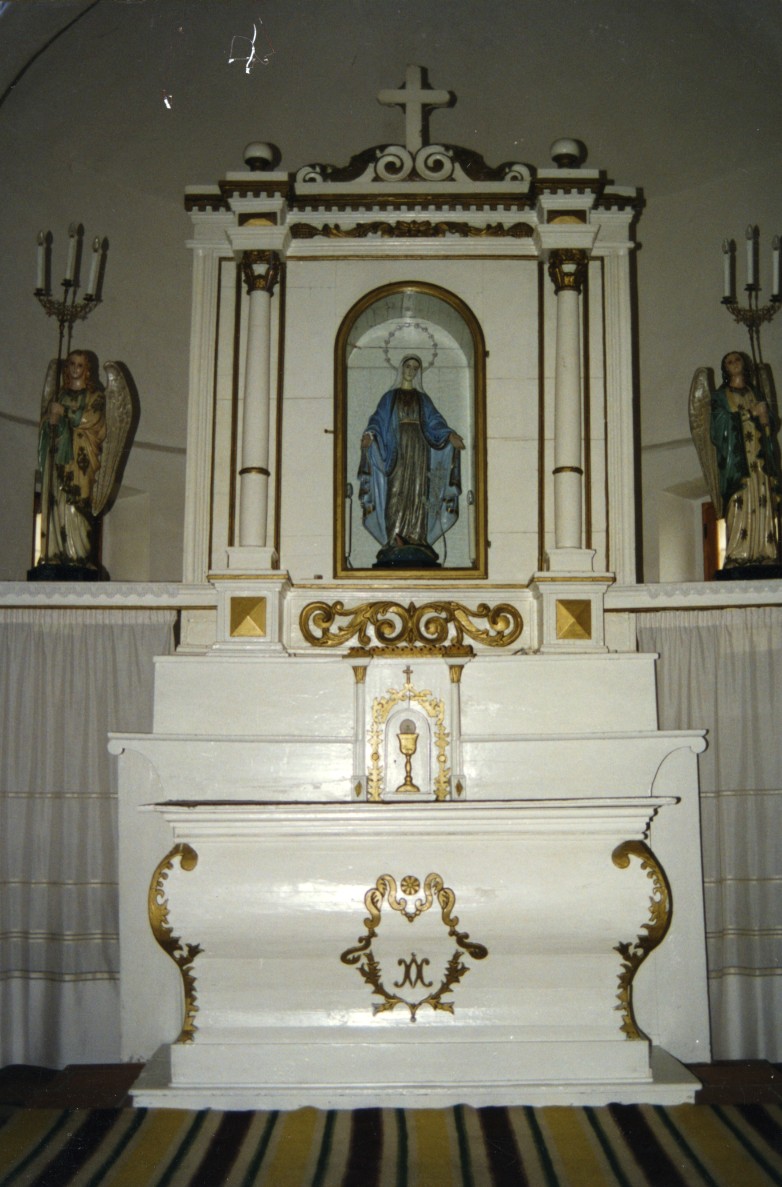 altare maggiore - bottega sarda (fine/ inizio secc. XIX/ XX)