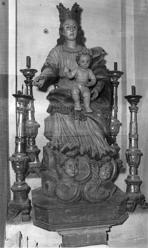 Madonna degli Angeli (scultura) - bottega sarda (sec. XVIII)