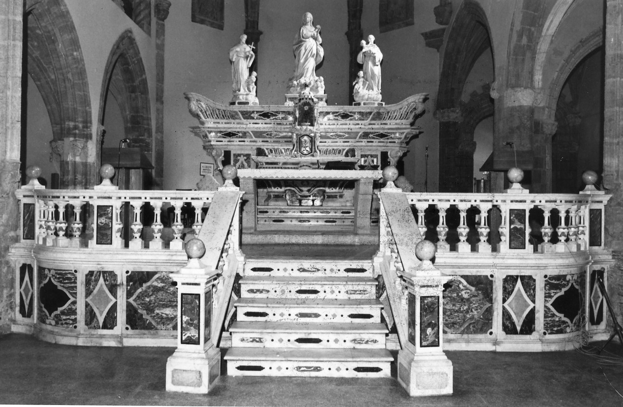 altare maggiore di Franco Giovanni Battista (sec. XVIII)