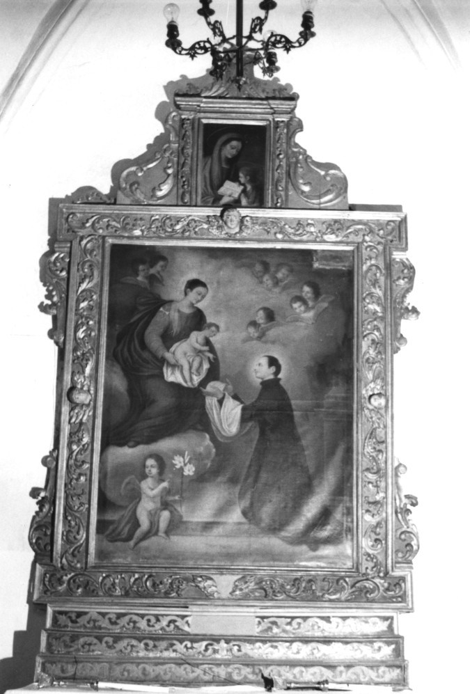 Madonna con Bambino e San Stanislao Kostka (dipinto) - ambito sardo (sec. XVIII)