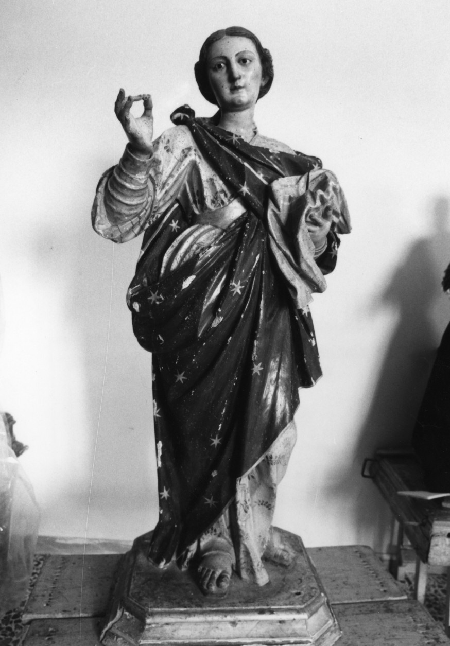 Madonna del Rosario (scultura) - bottega campana (prima metà sec. XVIII)